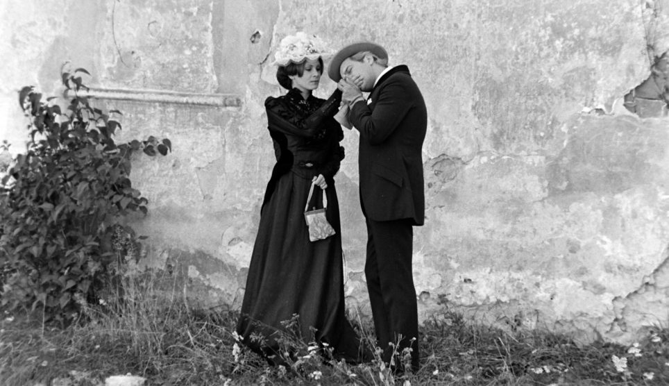 Szegedi Erika és Latinovits Zoltán színművészek a Szindbád című film forgatásakor