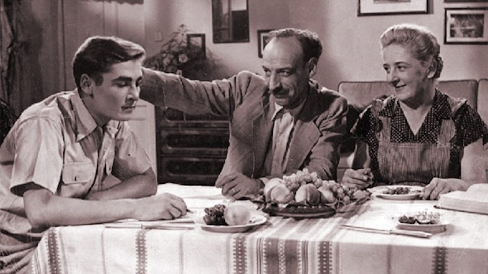 Civil a pályán jelenet a filmből, Soós Imre, Latabár Kálmán