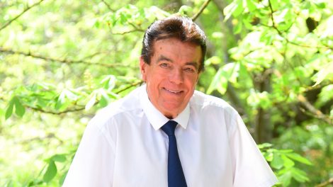 Leblancz Győző új otthonában Budafokon