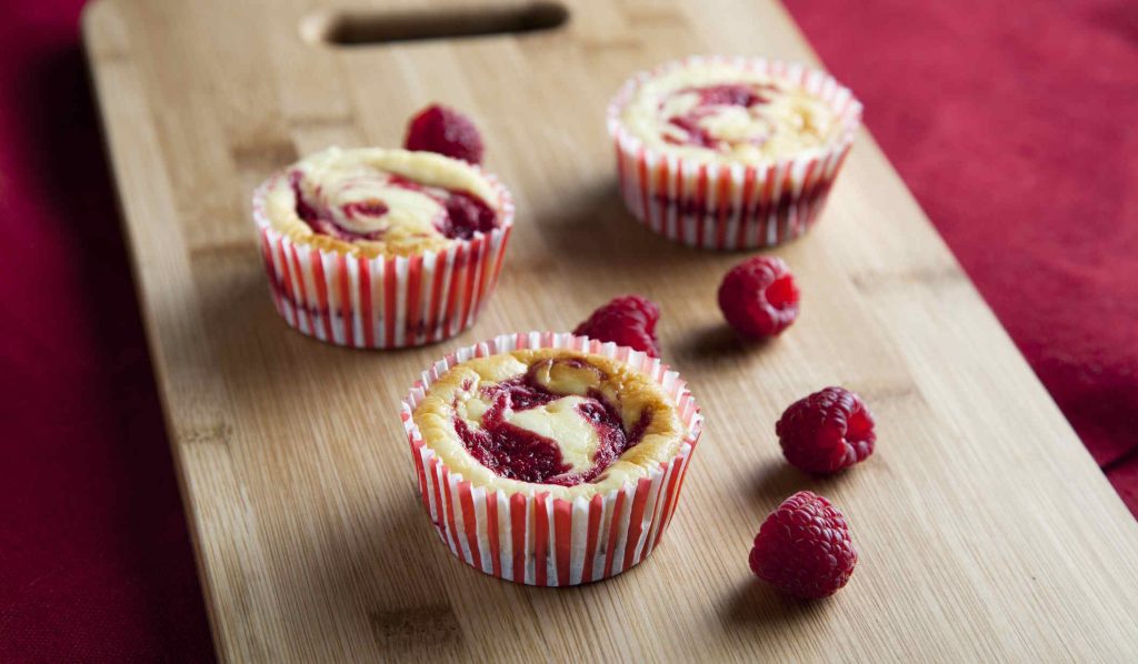 Málnás muffin