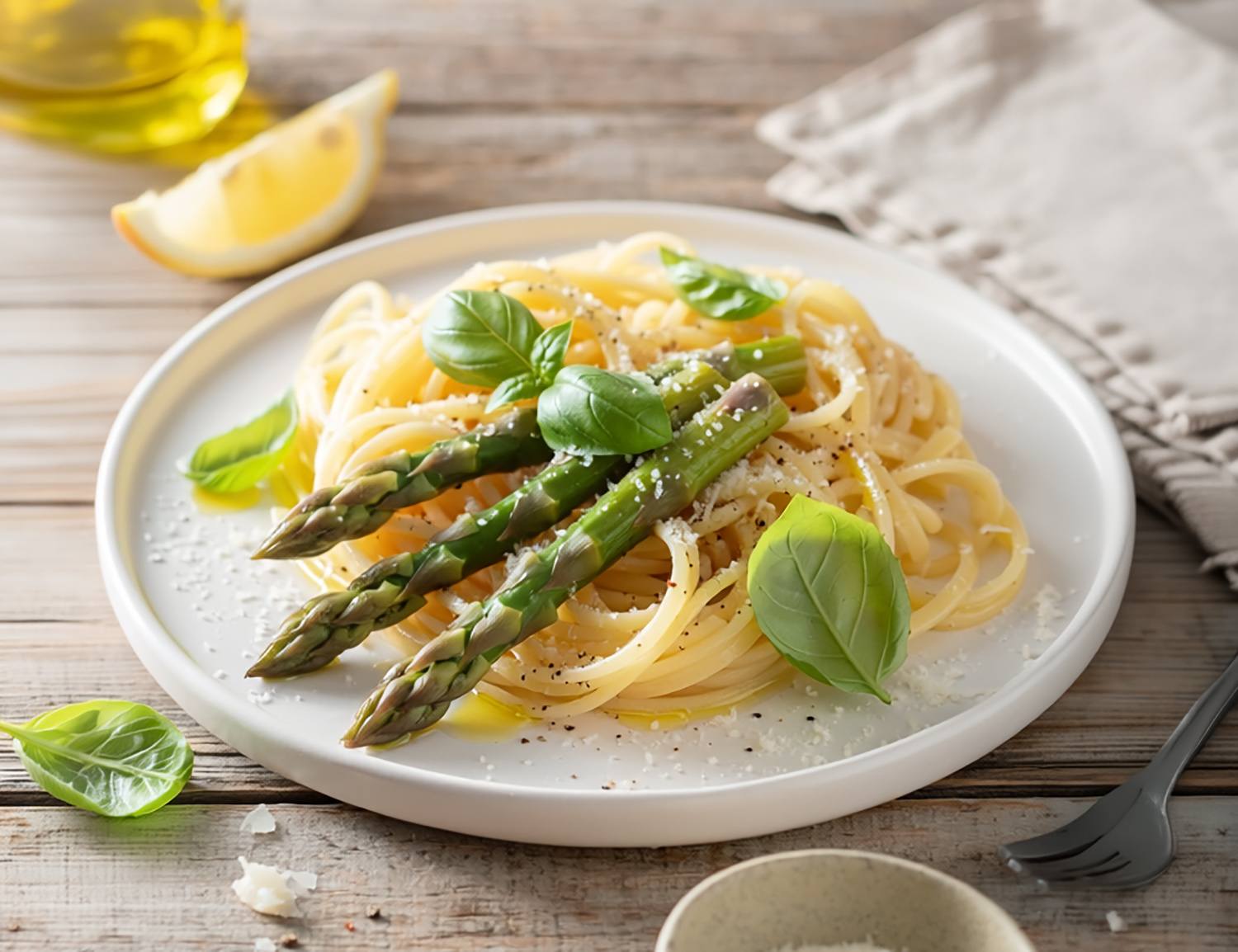 Spárgás spagetti