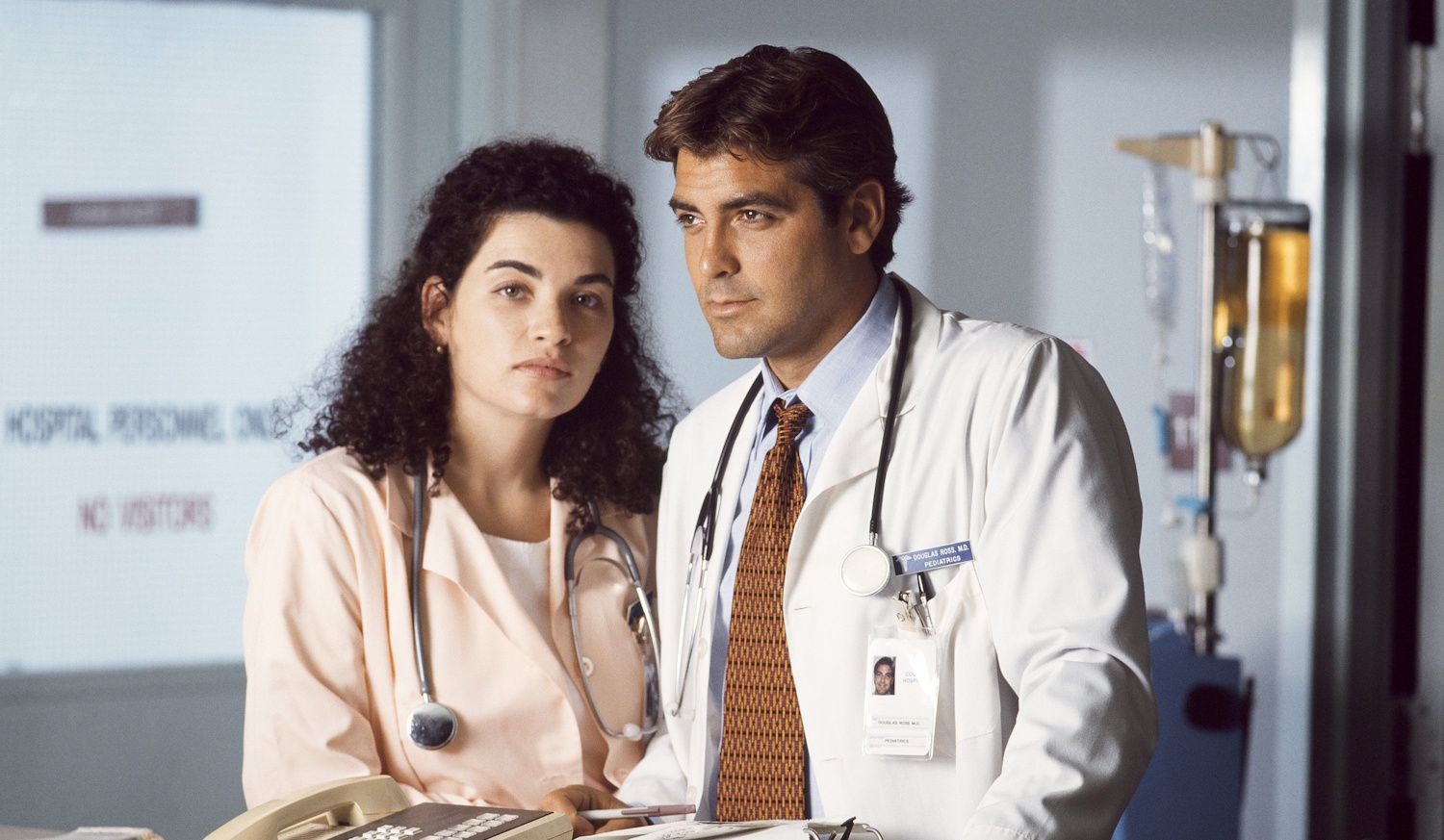Julianna Margulies és George Clooney a vészhelyzetben