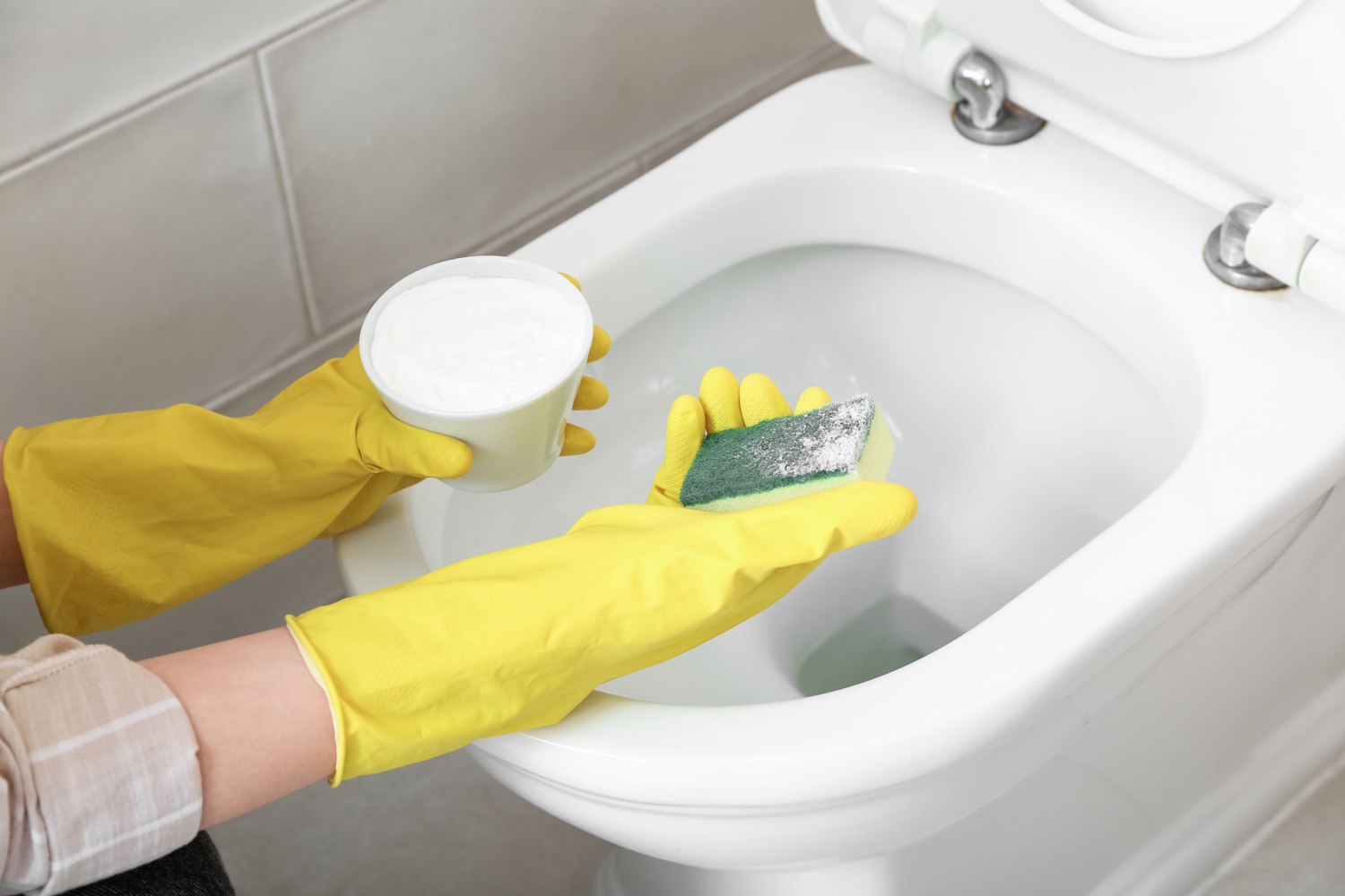 Wc takarítás szódabikrabónával