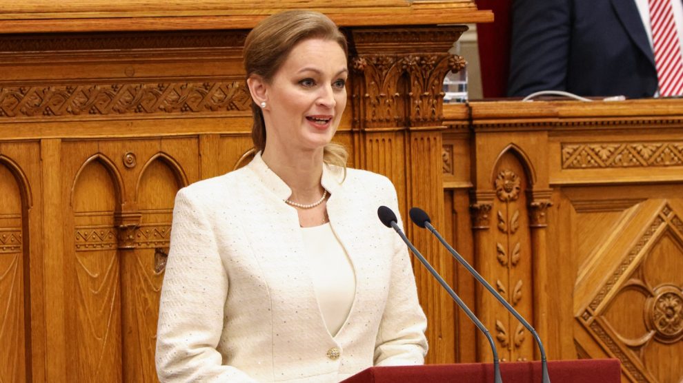 Forsthoffer Ágnes az országgyűlés alakuló ülésén