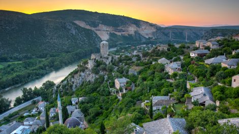 pocitelj történelmi város bosznia hercegovina mostar környékén