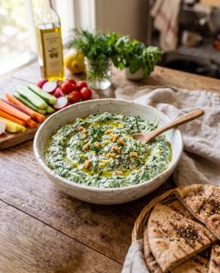 spenót tzatziki