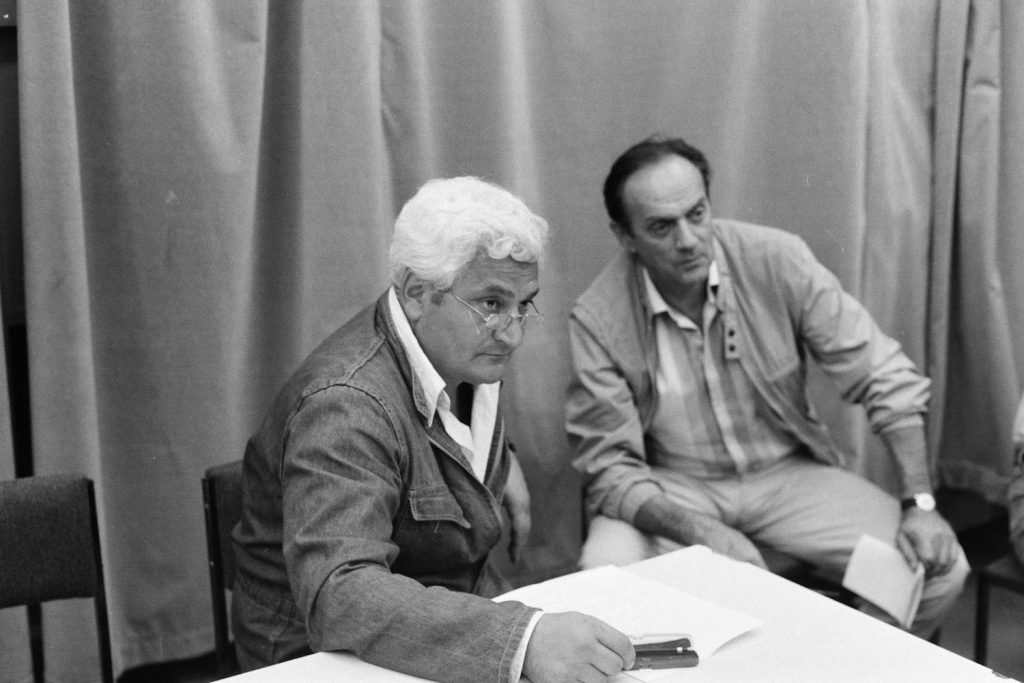 1984.: a Magyar Rádió stúdiója, Sinkó László és Bács Ferenc