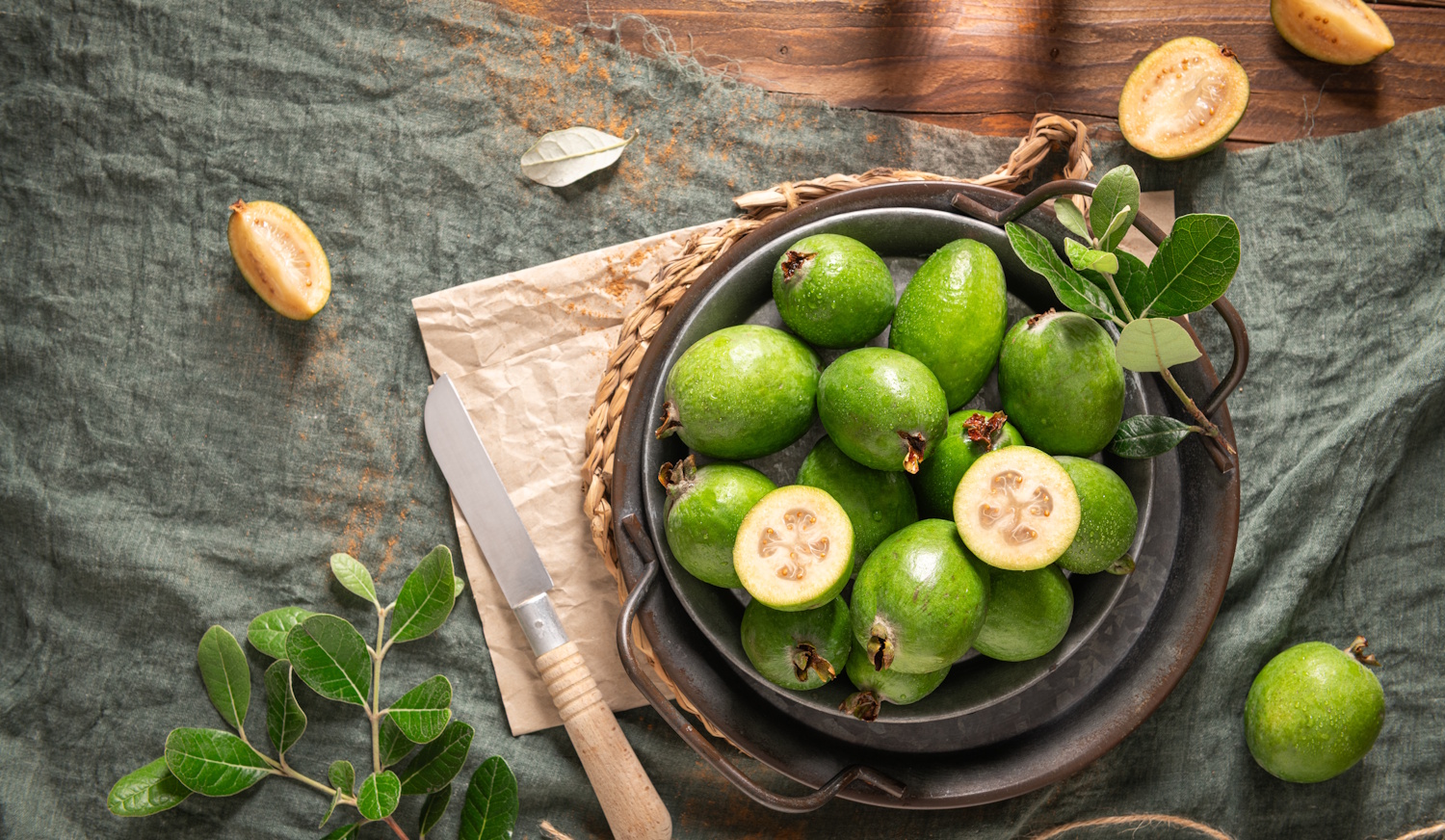 feijoa vagy ananászguáva termése