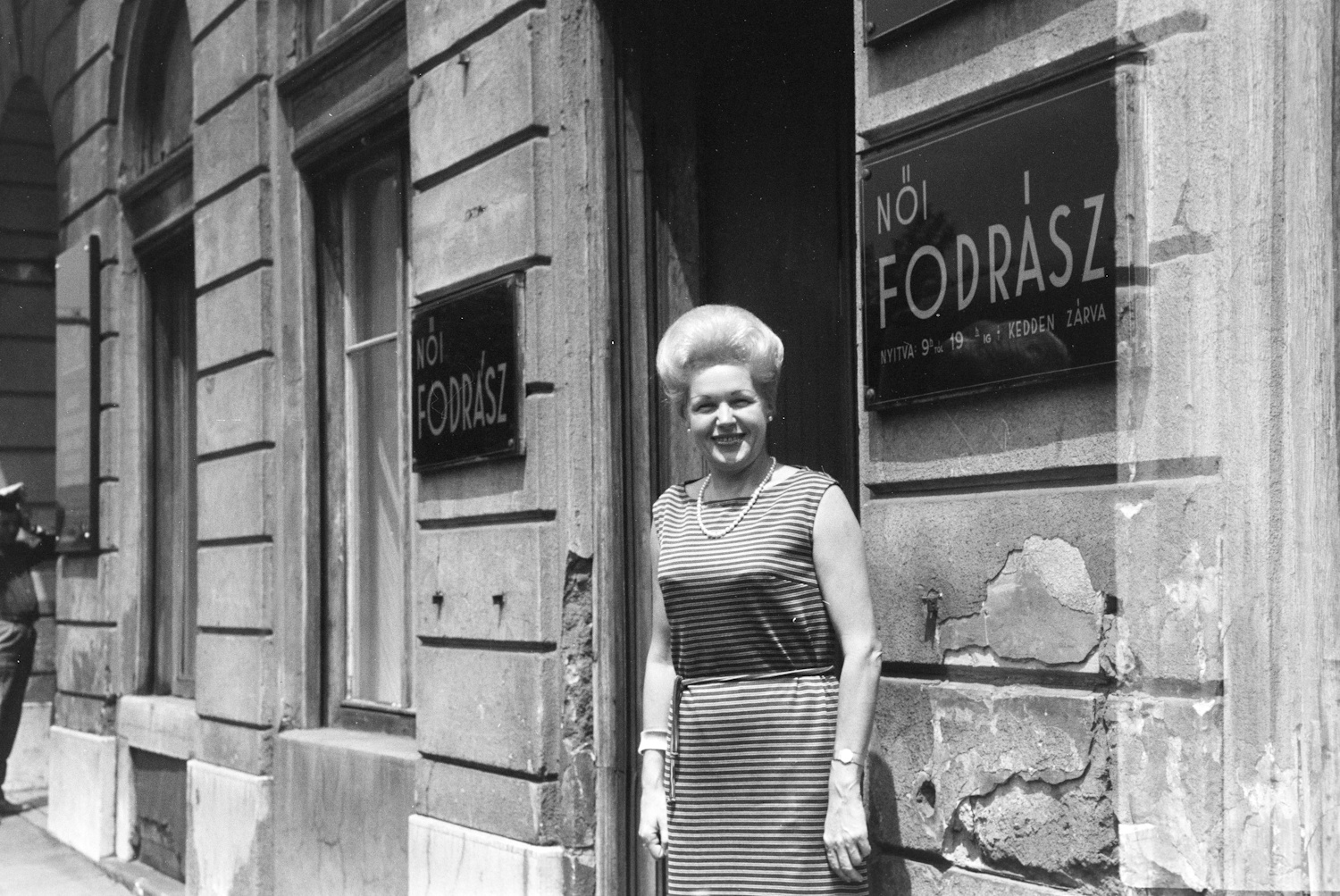 Fodrász a 60-as években
