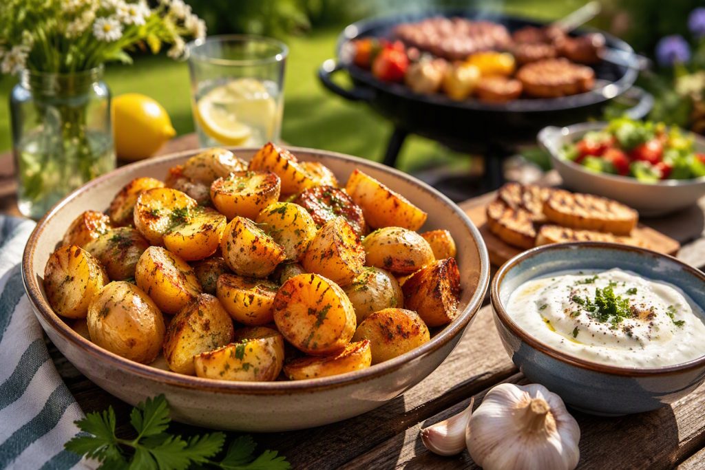 grillezett krumpli olcsó grill köret kertipartira