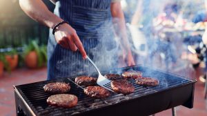 Hamburgerhúst grilleznek