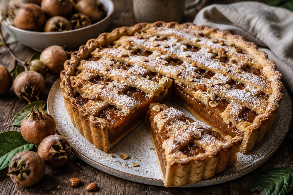naspolya-pite | Meglepetés naspolyás pite