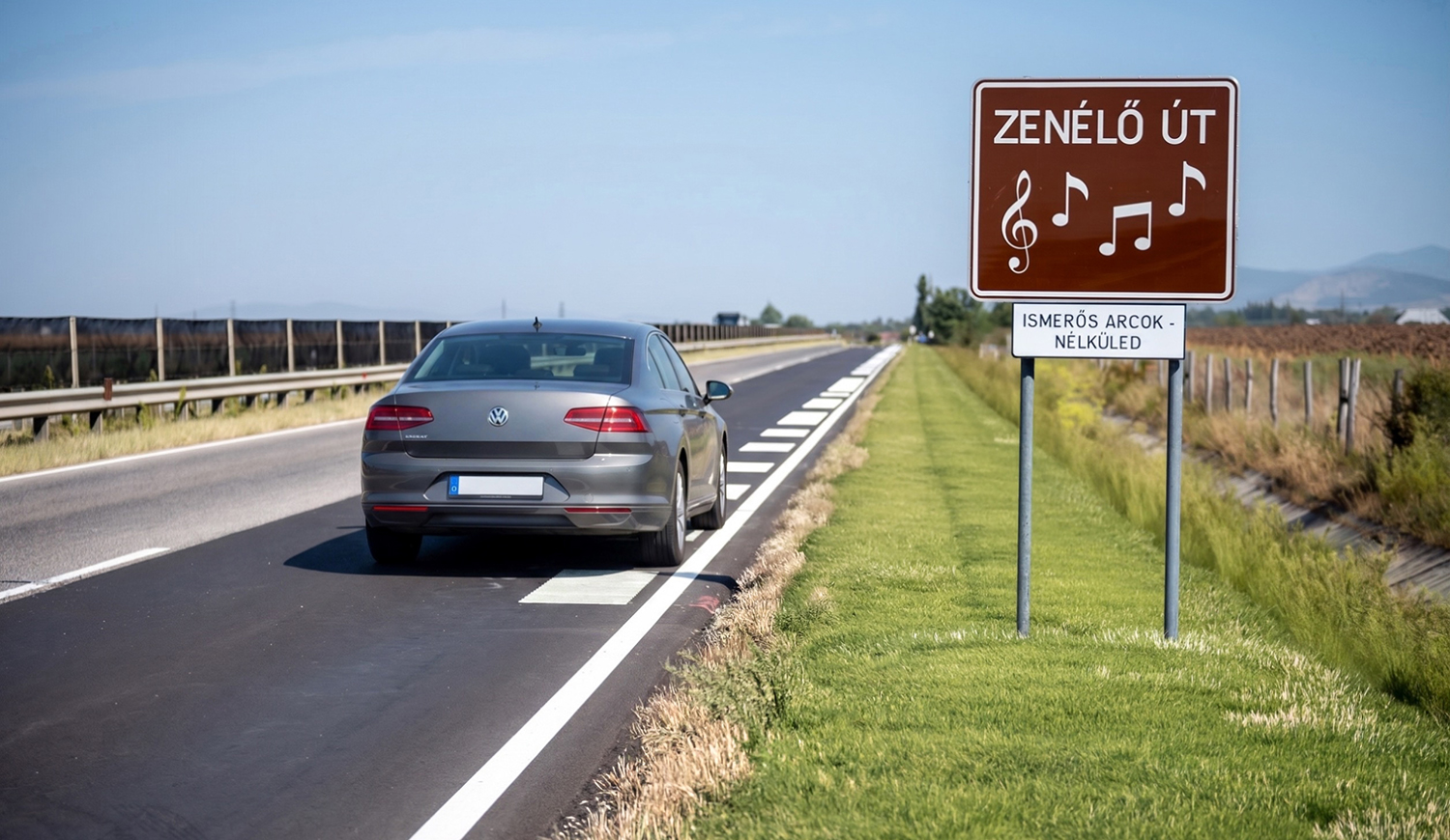 Zenélő út