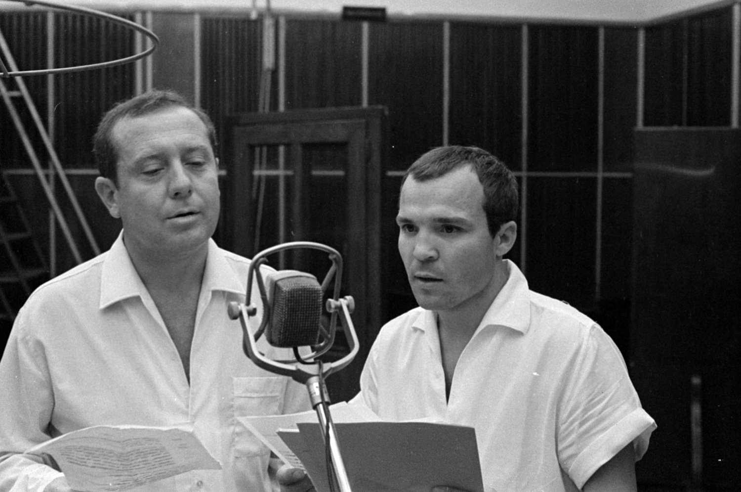 madarasjozsef2 | Meglepetés 1967. a Magyar Rádió 20-as stúdiója, Kállai Ferenc és Madaras József