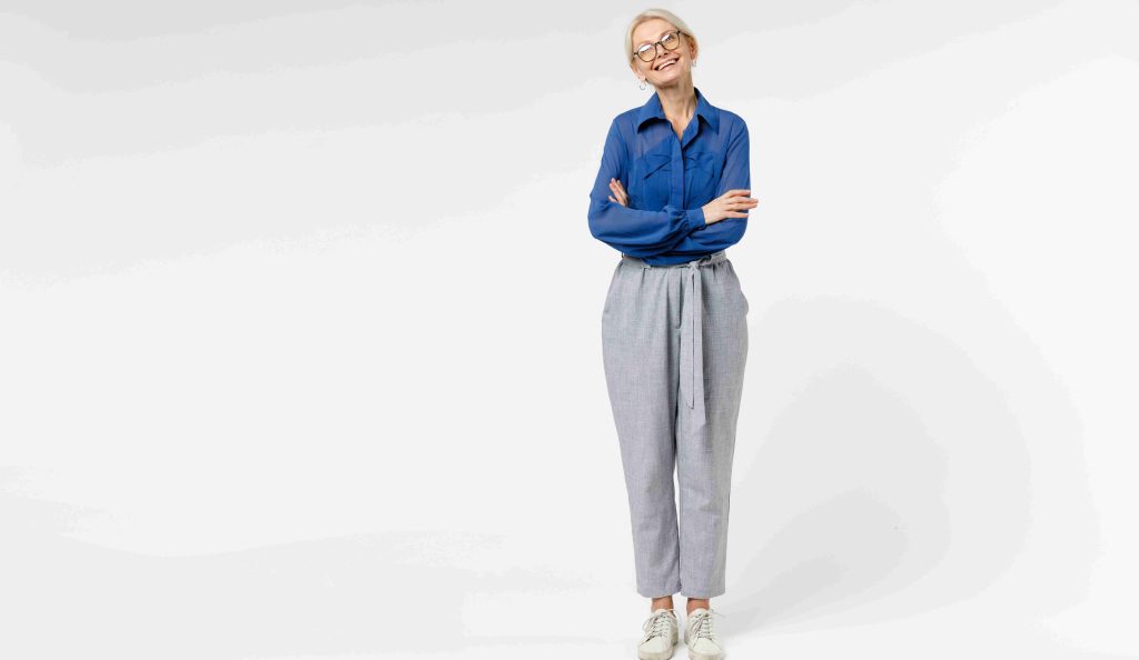 nadrág 60 felett | Meglepetés Elegáns nő