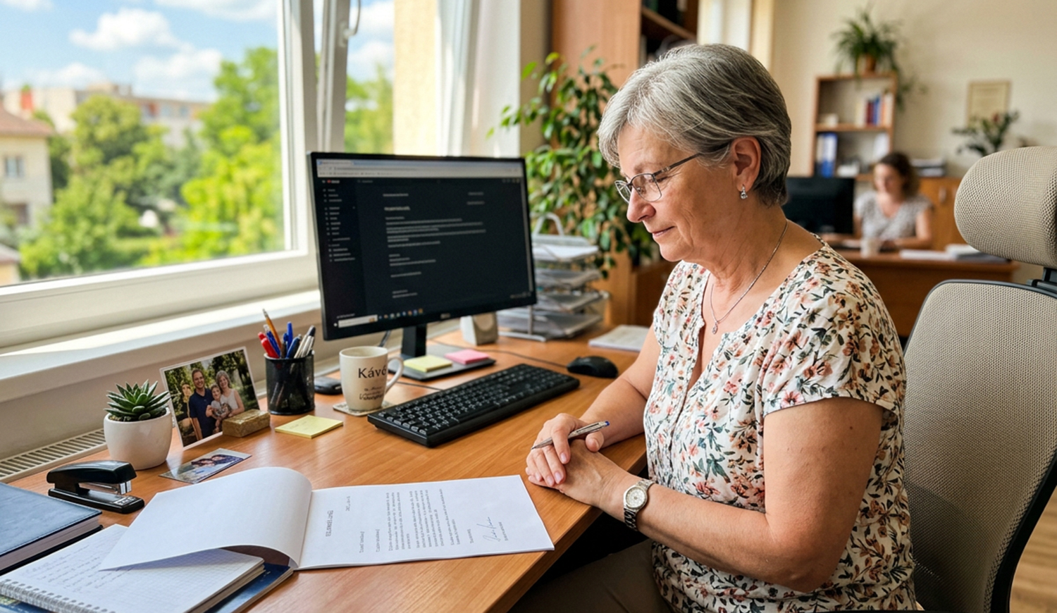 Nyugdíjak előtt álló nő megkapja a felmondását