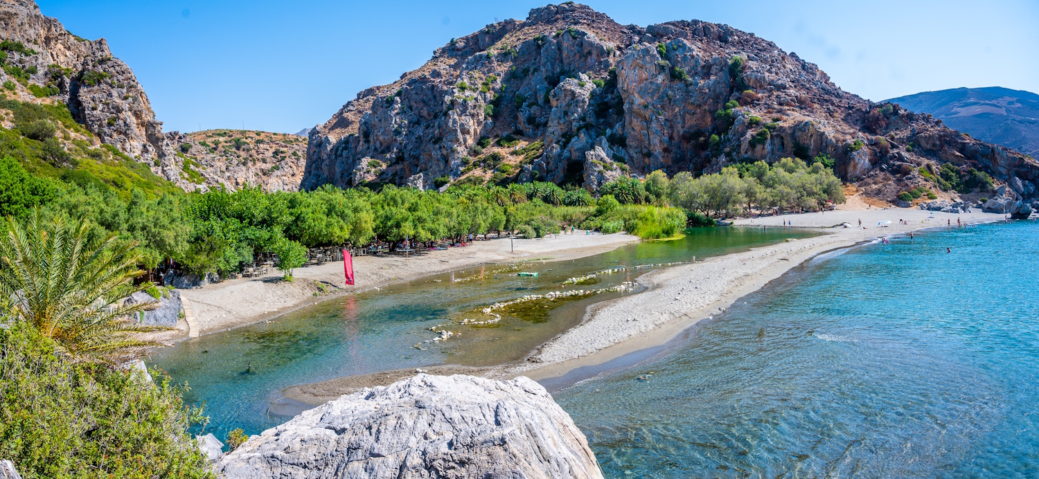 preveli strand kréta görögország