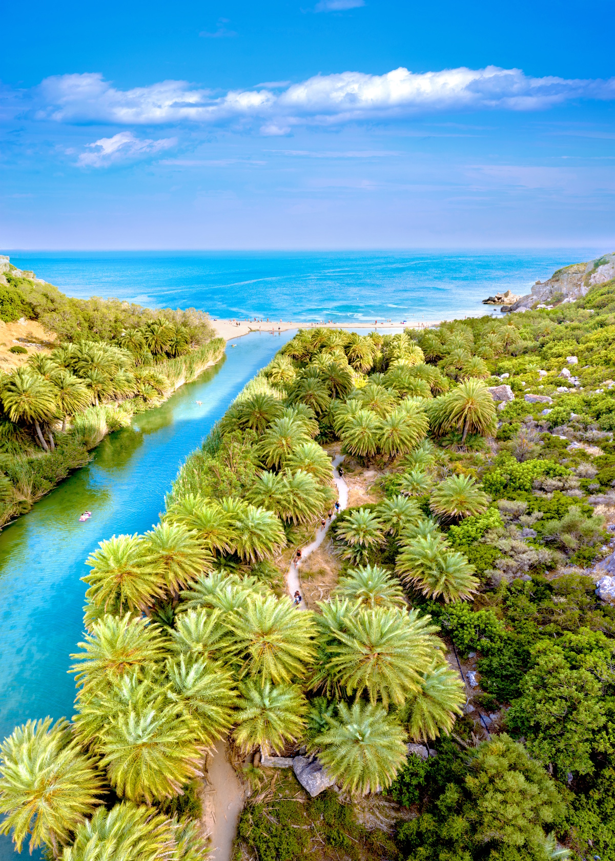 preveli strand kréta görögország