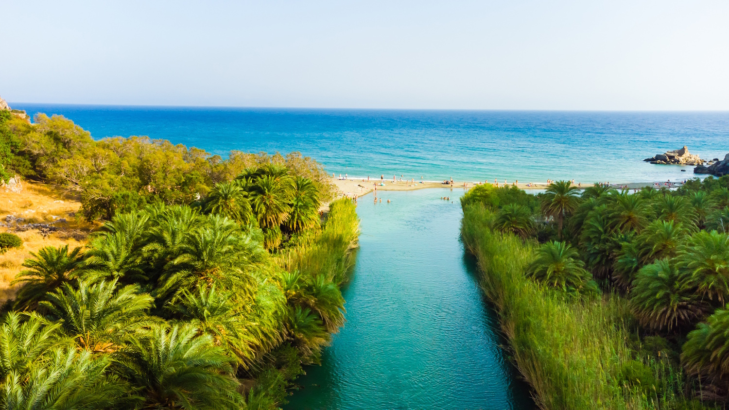 preveli strand kréta görögország