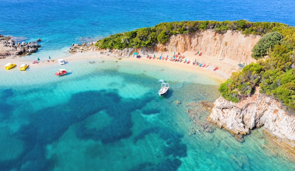 saranda strand albánia