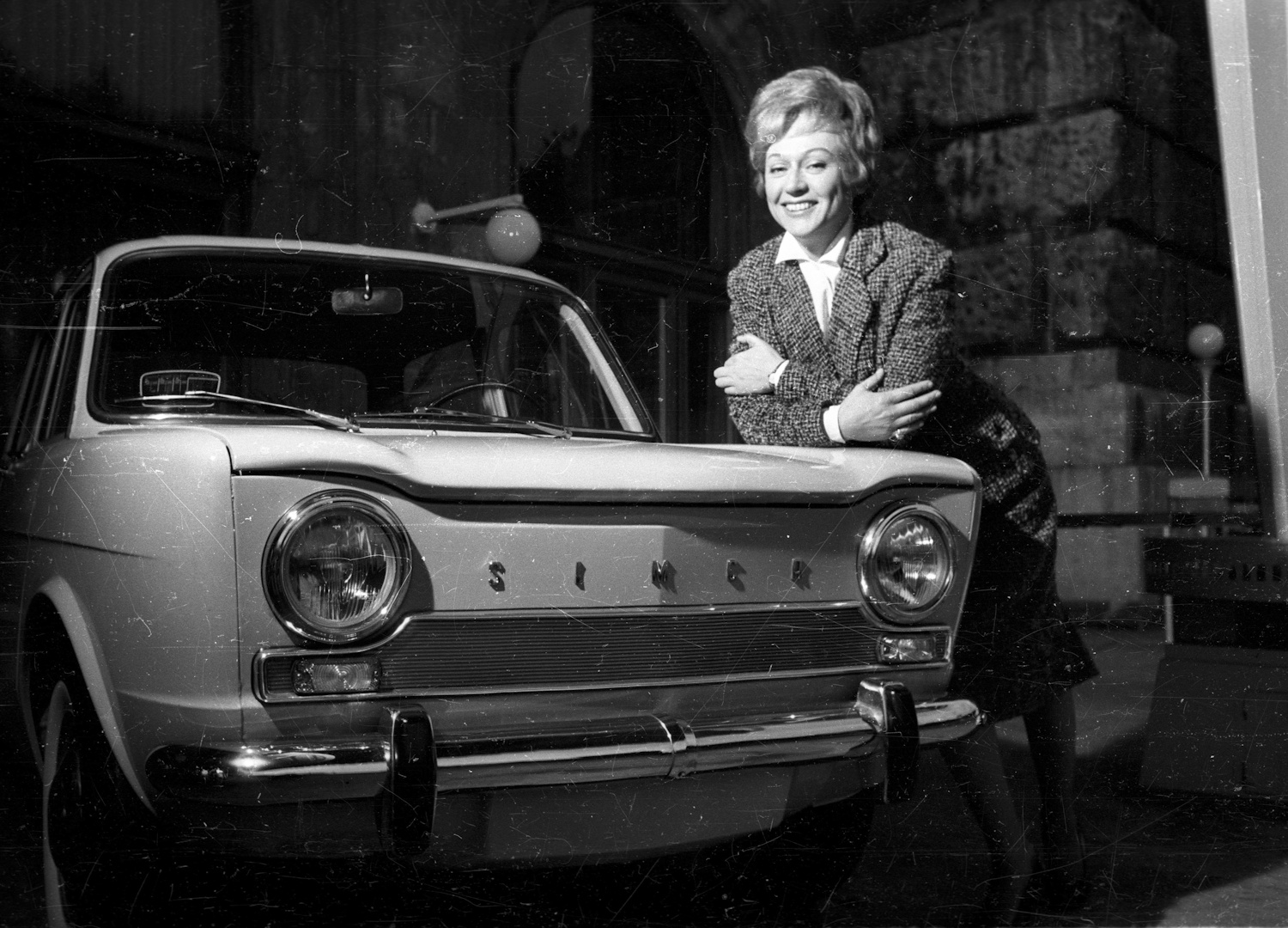 1962. a Simca 1000 típusú személygépkocsi bemutatóján bánki zsuzsa