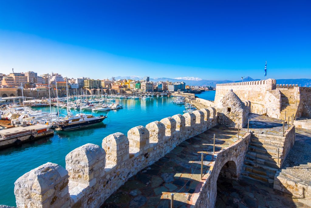 Heraklion kikötője kréta