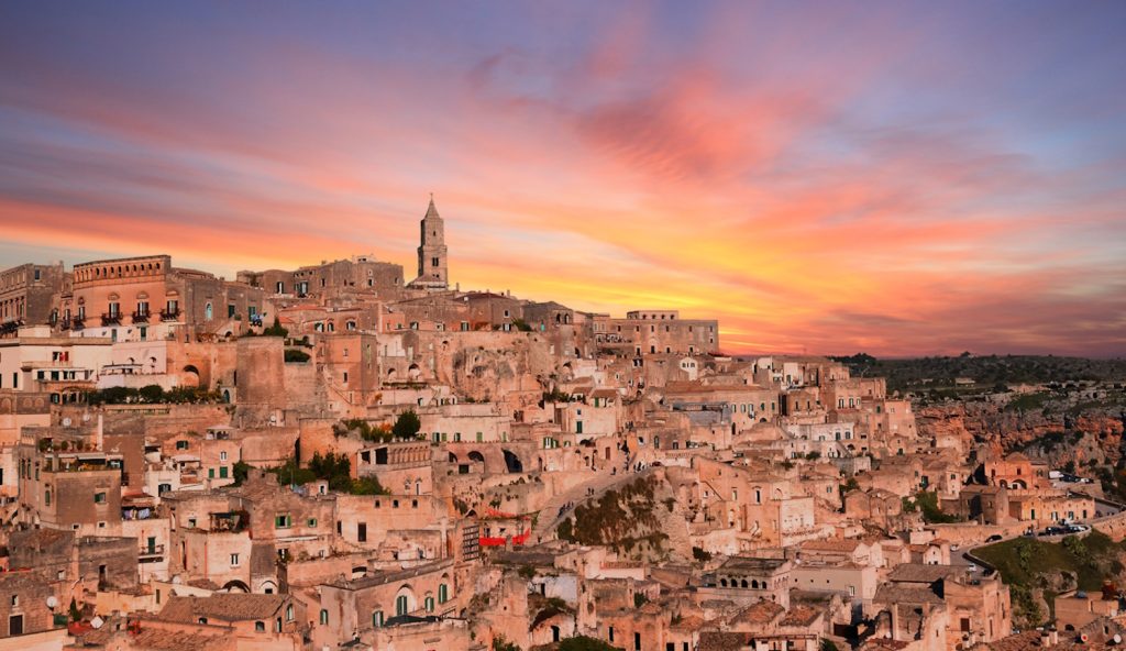 matera olaszország ősszel 