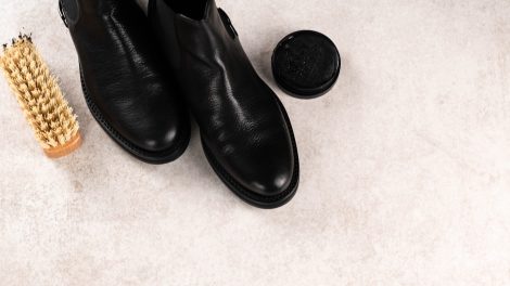 őszi bőrcipő cipőápoló szett méhviasszal