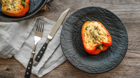 Feta sajttal töltött paprika