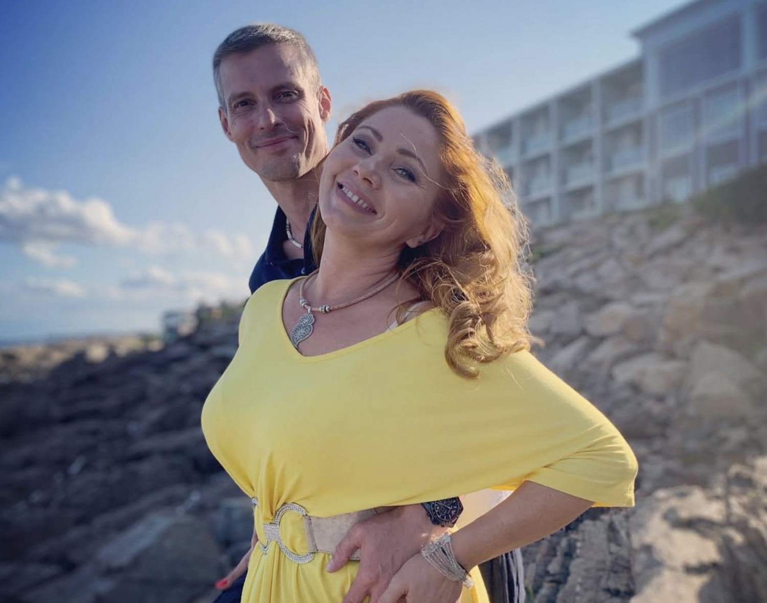 Gyebnár Csekka és párja