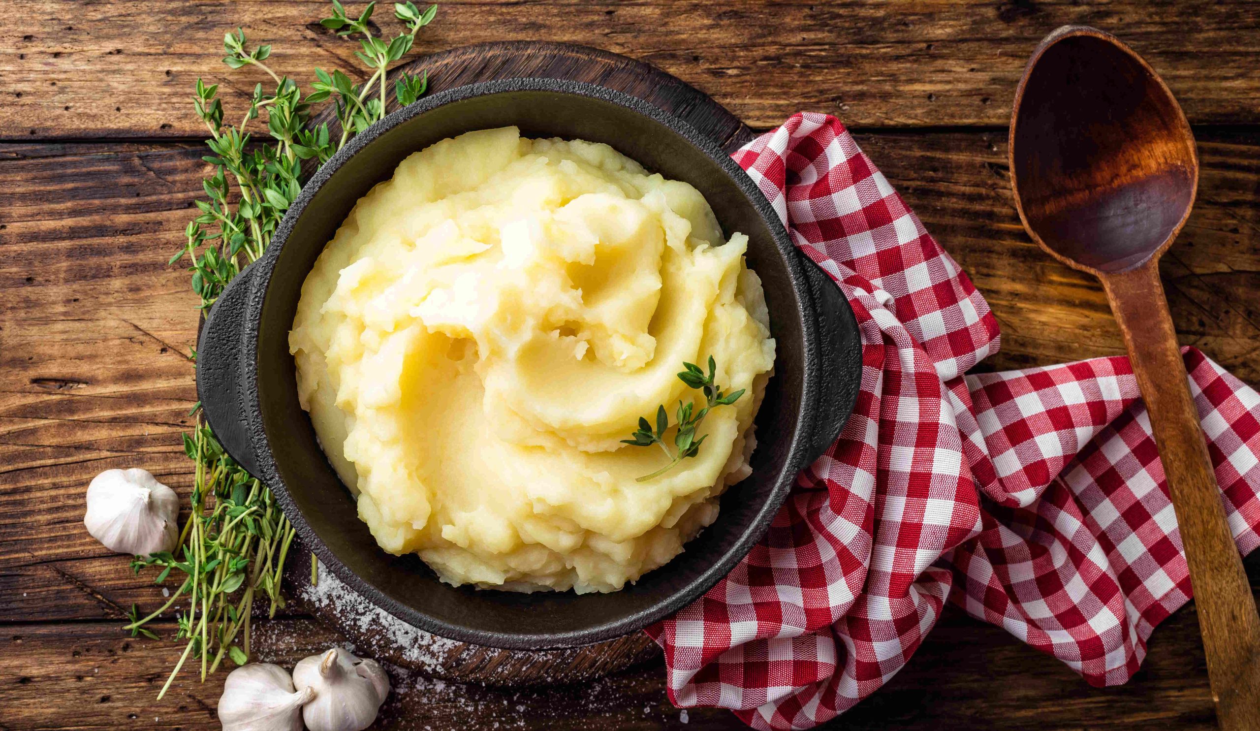 burgonyapüré a konyhapulton
